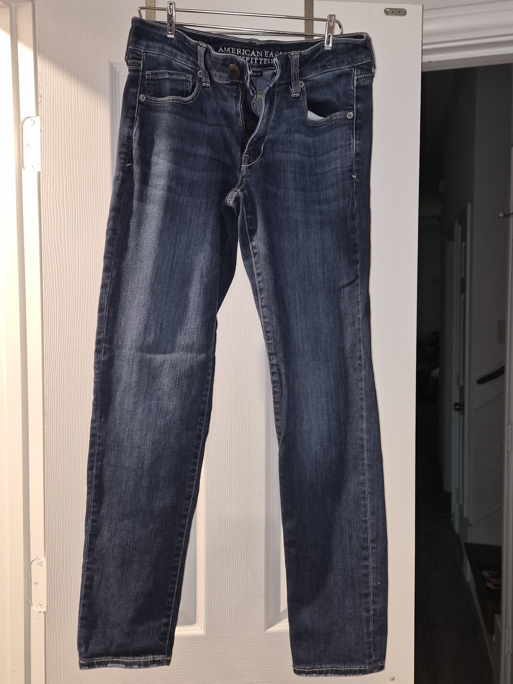 American Eagle Outfitters Women’s Dark Blue Skinny Fit Jeans